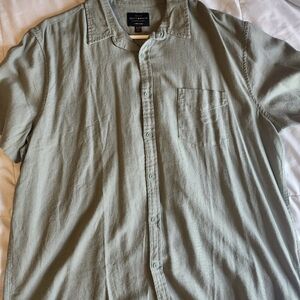 Lucky Brand Green Casual Button Down Shirt